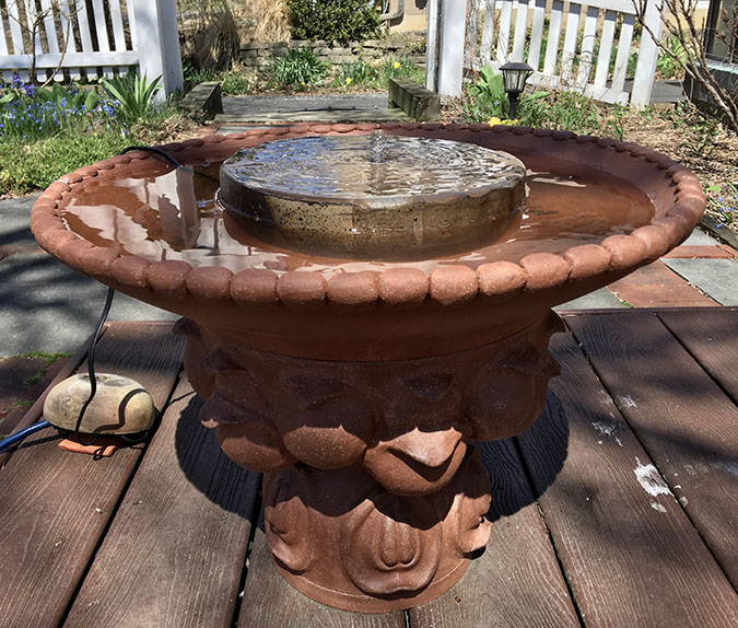 Bird fountain
