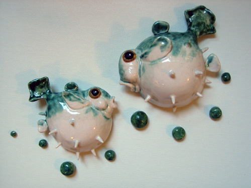 Happy together (puffer fish)