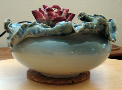 Water lily fountain