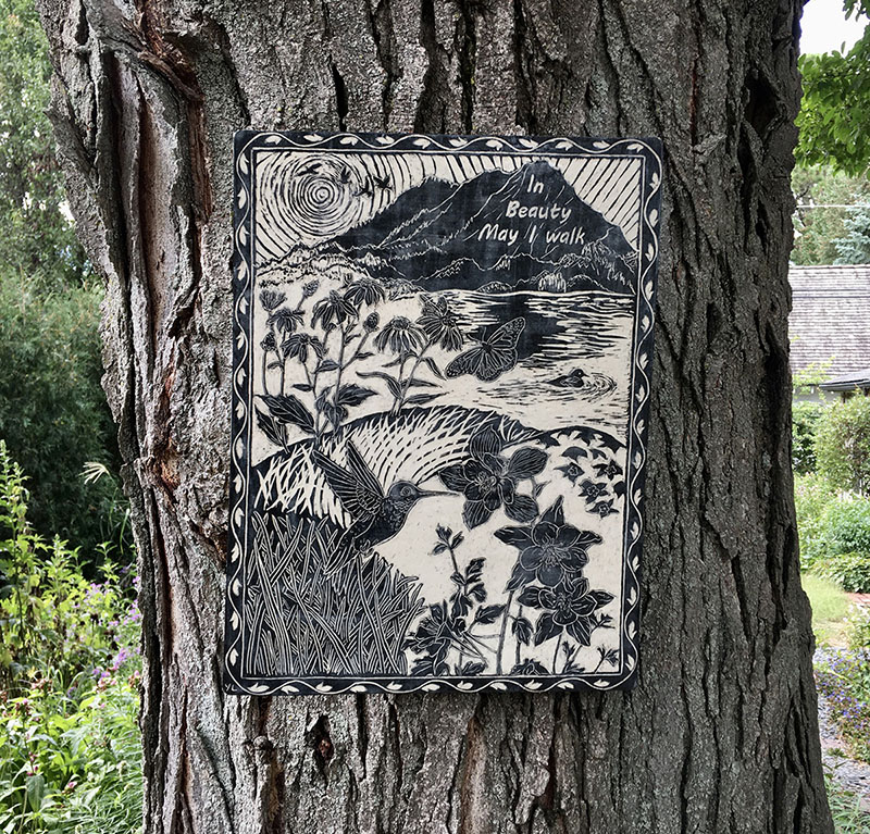 Garden plaque